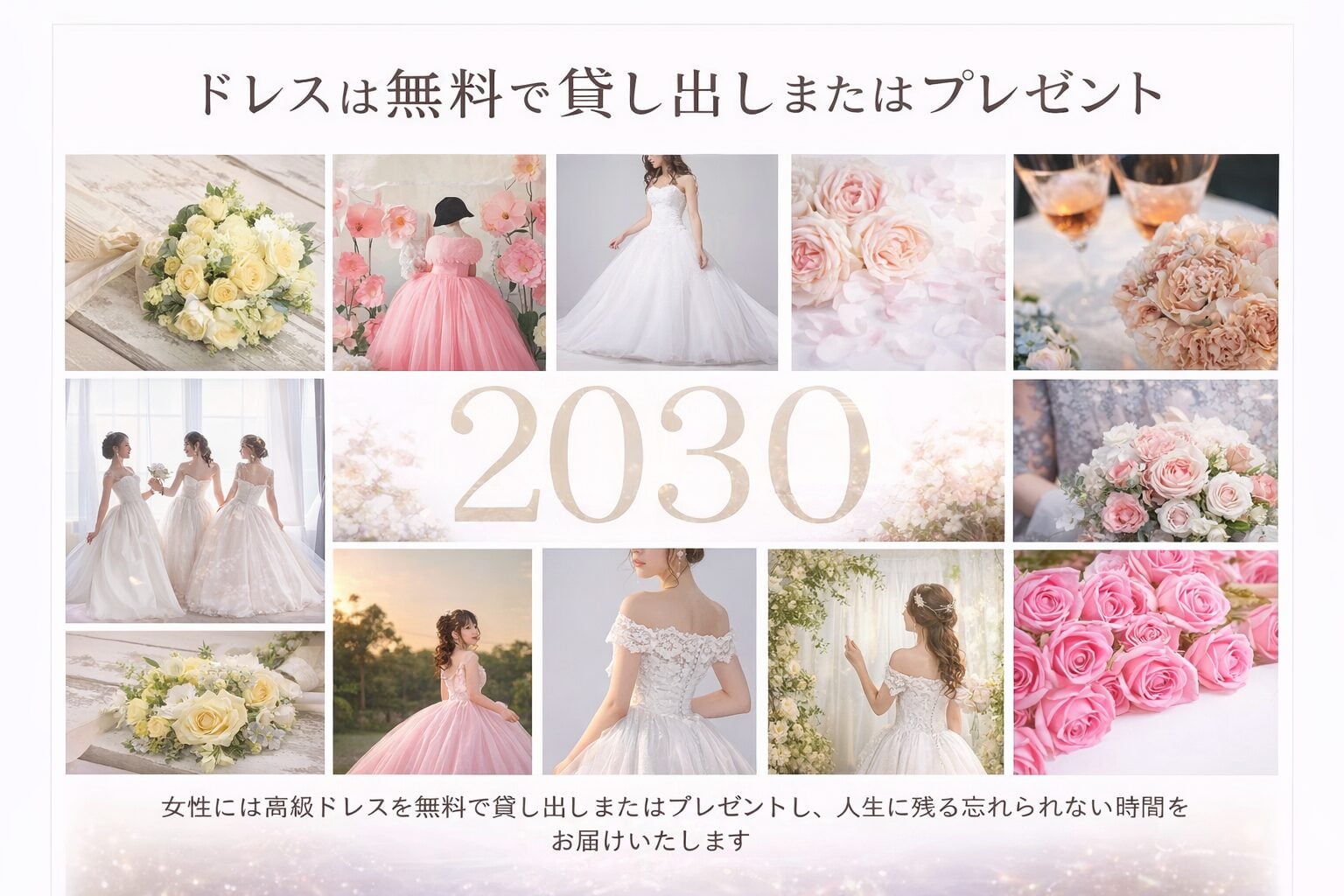 ドレス無料貸し出し