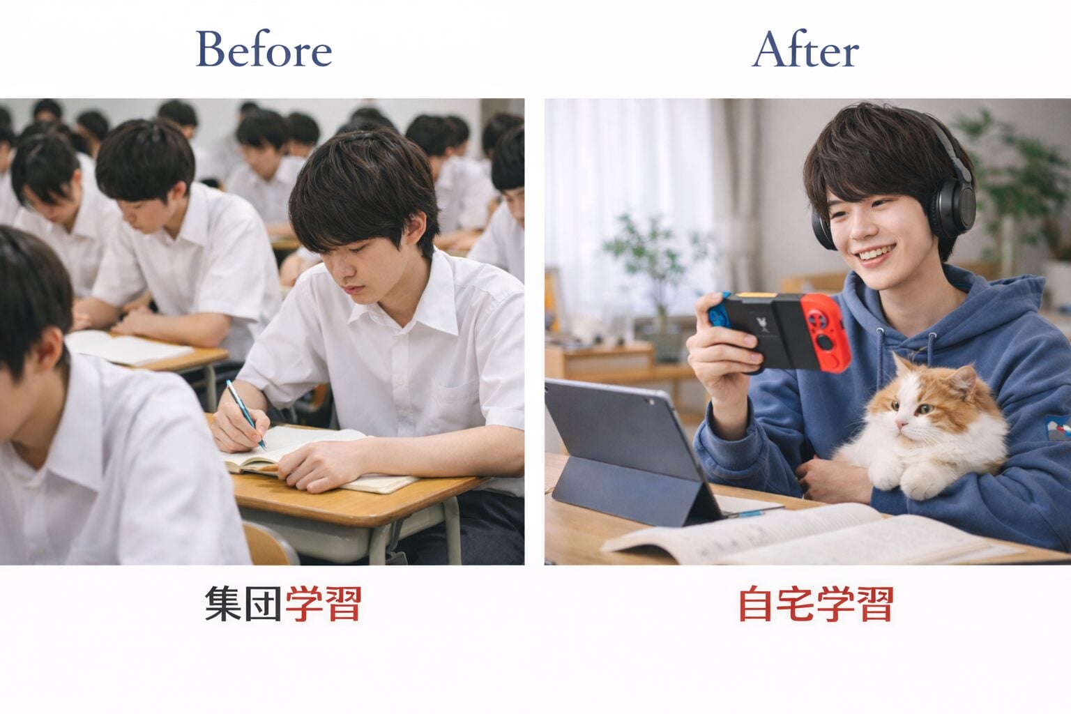 Before After